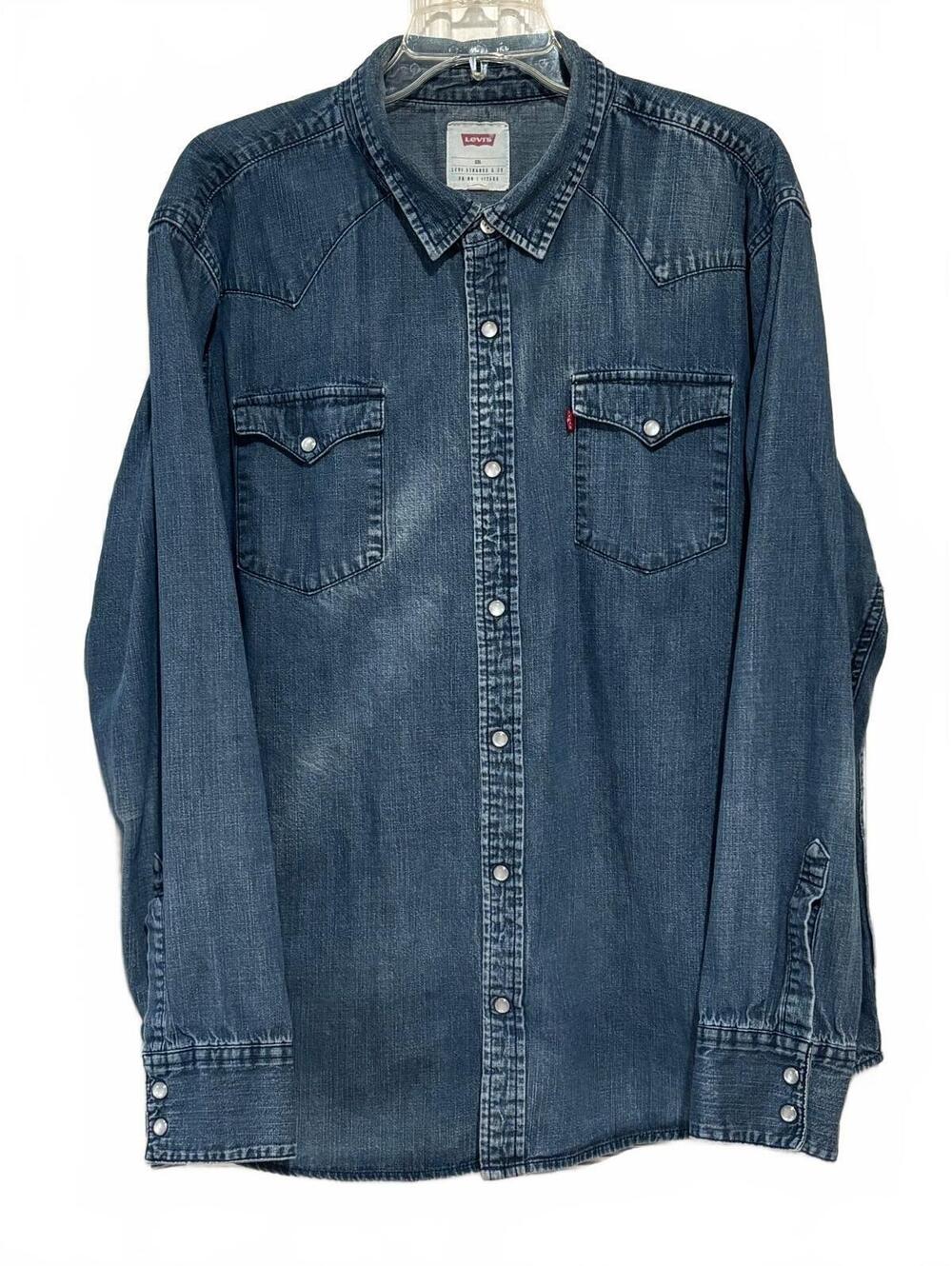Levi's Men's XXL Denim Western Shirt